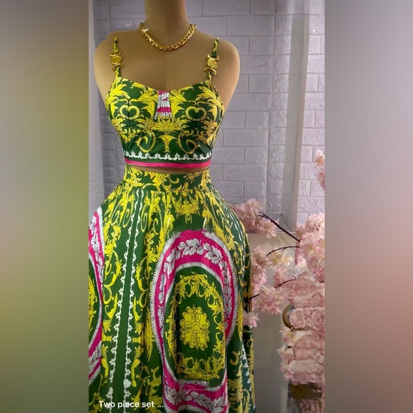 Dresses & Skirts - Versace Baroque Style Skirt Set!!!